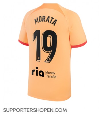 Atletico Madrid Alvaro Morata #19 Tredje Matchtröja 2022-23 Kortärmad